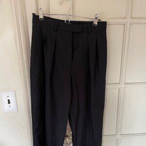 A.P.C. navy pinstripe virgin wool pants